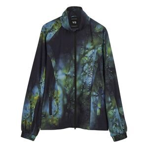 Y-3 Mens Ripstop Loose Fit Windbreaker / Black/Green/Blue